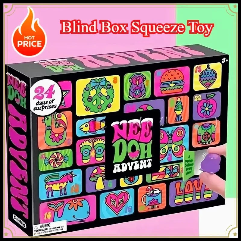 24-Day Squishy Advent Calendar – Fidget & Sensory Surprise Box