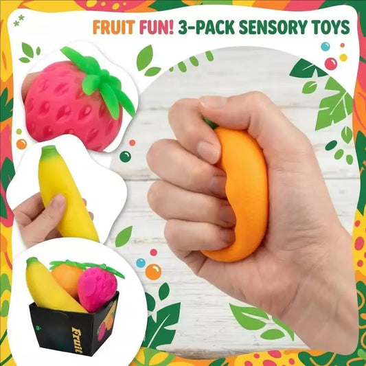 Fruit Squishy Fidget Toy – Slow Rising Sensory Stress Relief