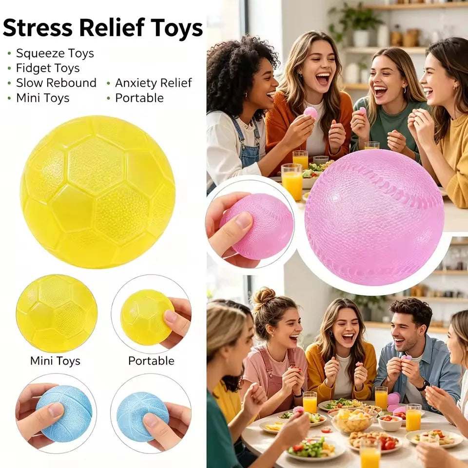 🧸 Mini Squishy Sensory Fidget Toy Set
