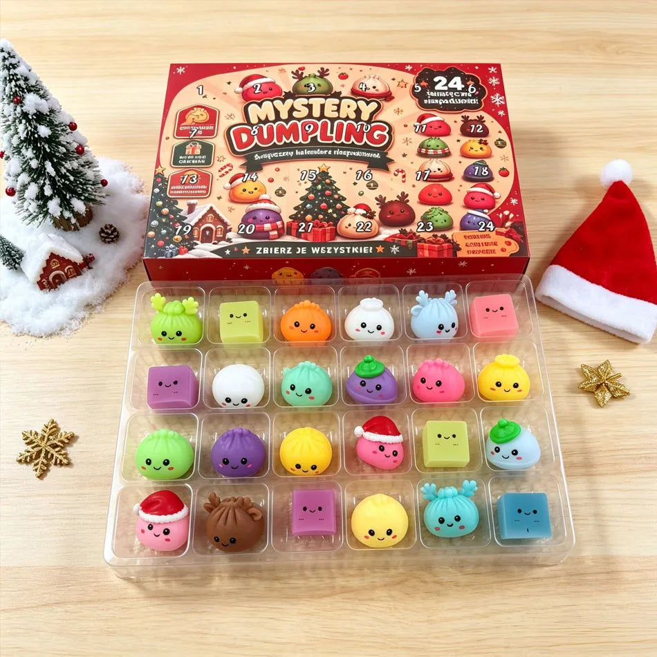 Squishy 2026 Christmas Advent Calendar, 24 Days Countdown Surprise Box