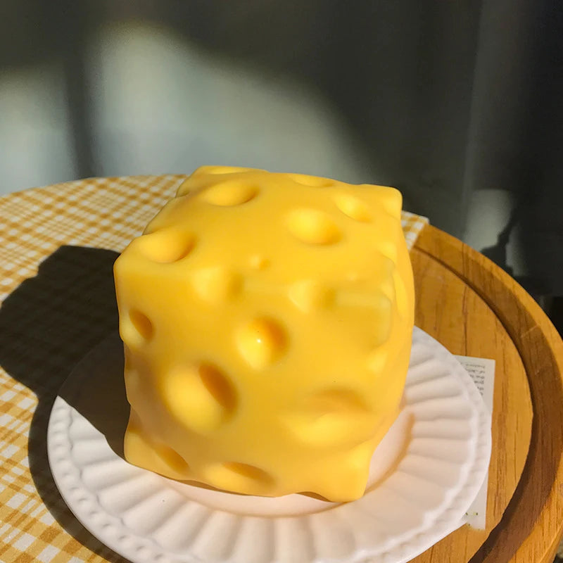 Cheese Squishy Stress Relief Toy – Slow Rising Sensory Fidget