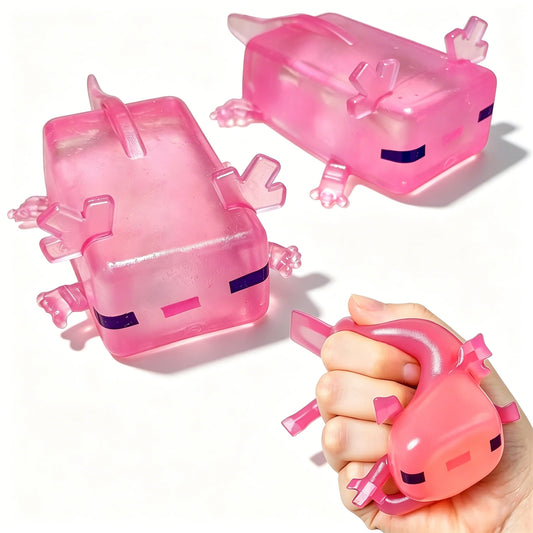 Axolotl Squishy Fidget Toy – Slow Rising Sensory Stress Relief