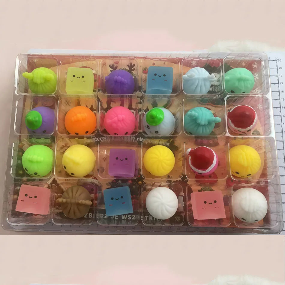 Squishy 2026 Christmas Advent Calendar, 24 Days Countdown Surprise Box