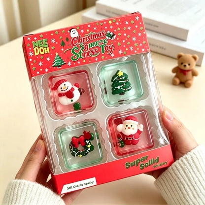 Christmas Mini 4-pack Set Nice Cube Stress Relief Holiday Gifts Set