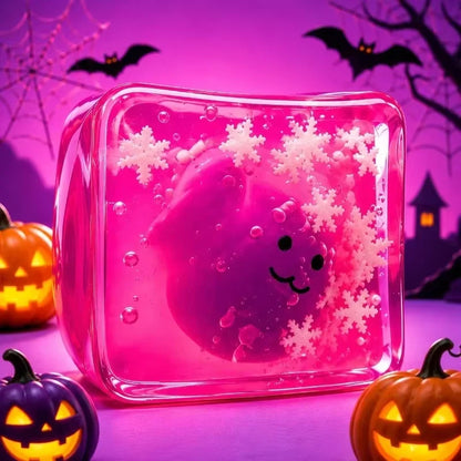 🎃✨ Luminous Halloween Spooky Squishy Cube 👻
