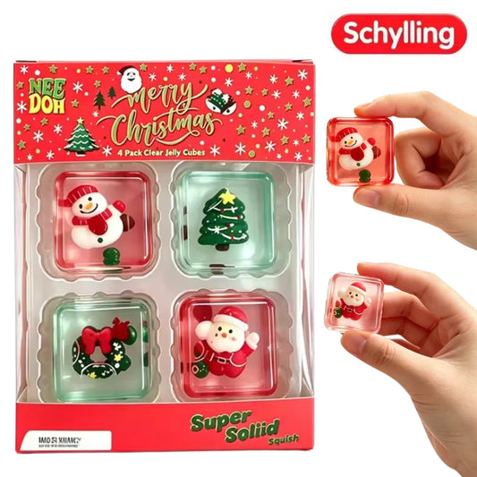 Christmas Mini 4-pack Set Nice Cube Stress Relief Holiday Gifts Set