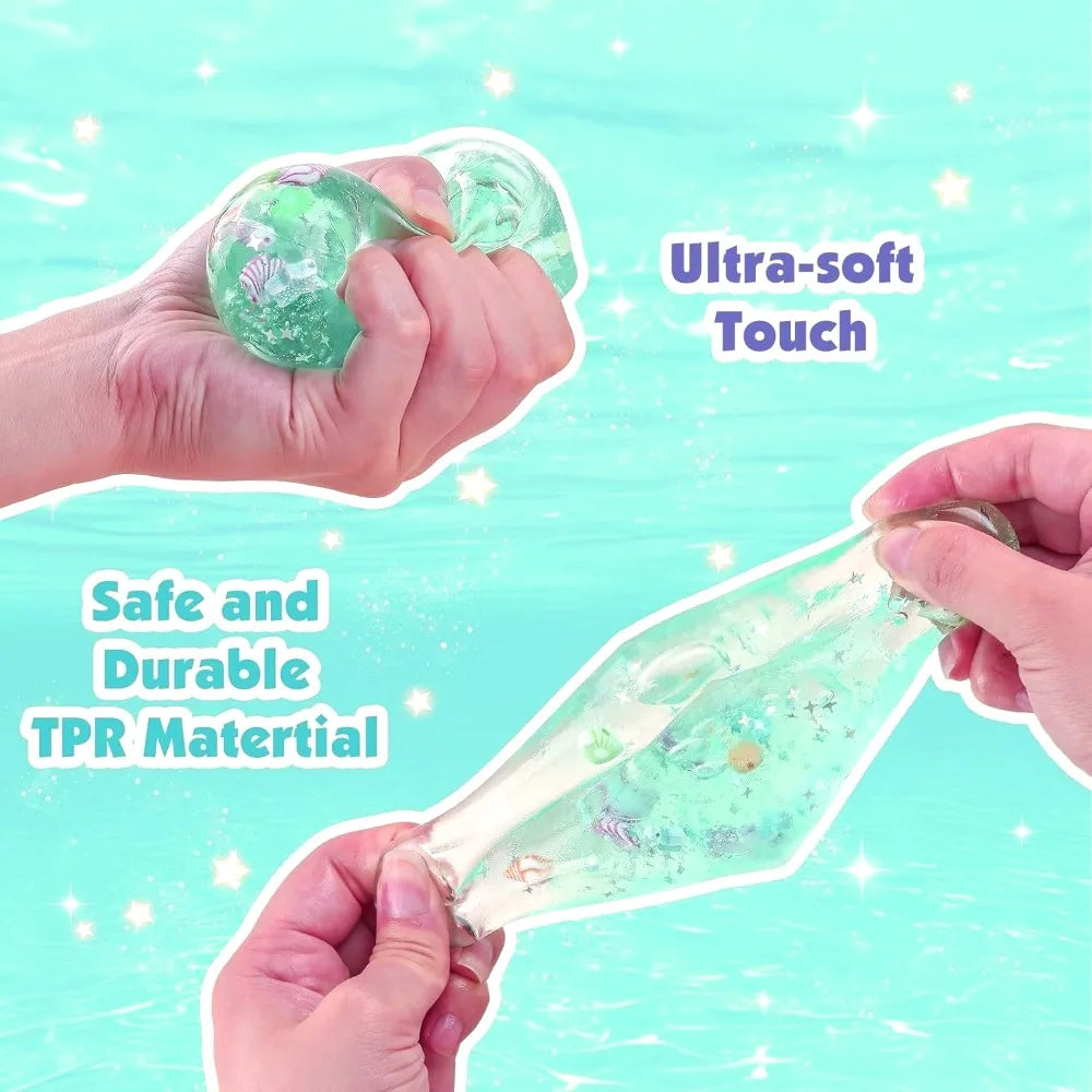 🌊 Taba Ocean Squishy Stress Ball Cube 🧊
