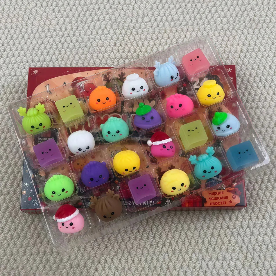 Squishy 2026 Christmas Advent Calendar, 24 Days Countdown Surprise Box