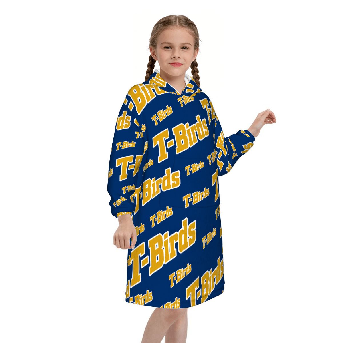 Blanket Hoodie for Kids TBirds