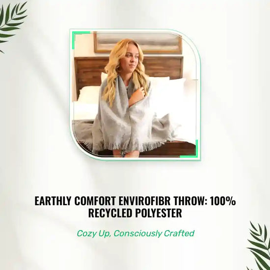 Earthly Comfort EnviroFibr Throw: 100% Recycled Polyester by@Outfy