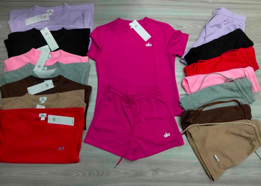 ALO 1:1 SS and Shorts Sets