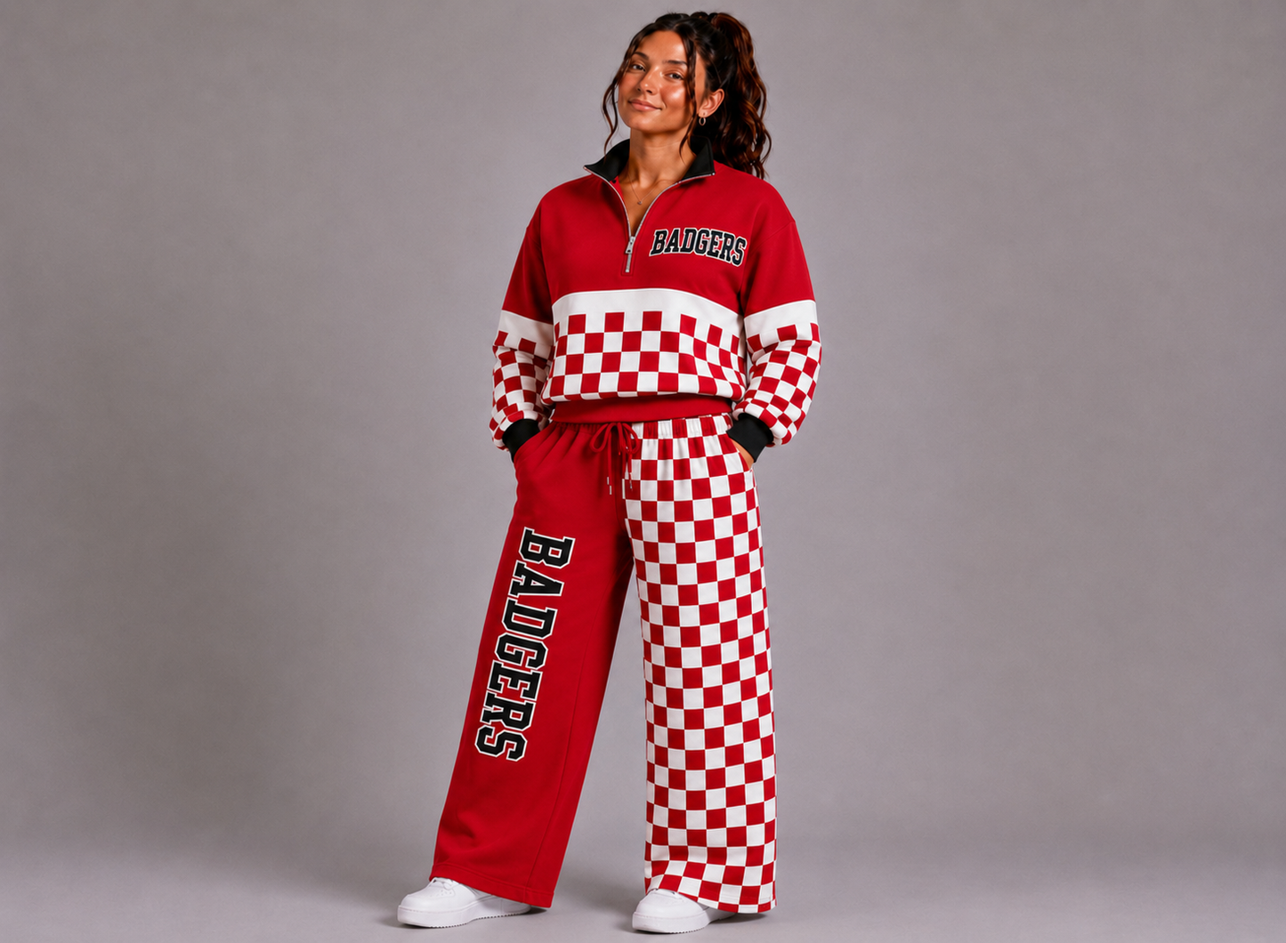 Badgers Athletic Set(Wide Leg)
