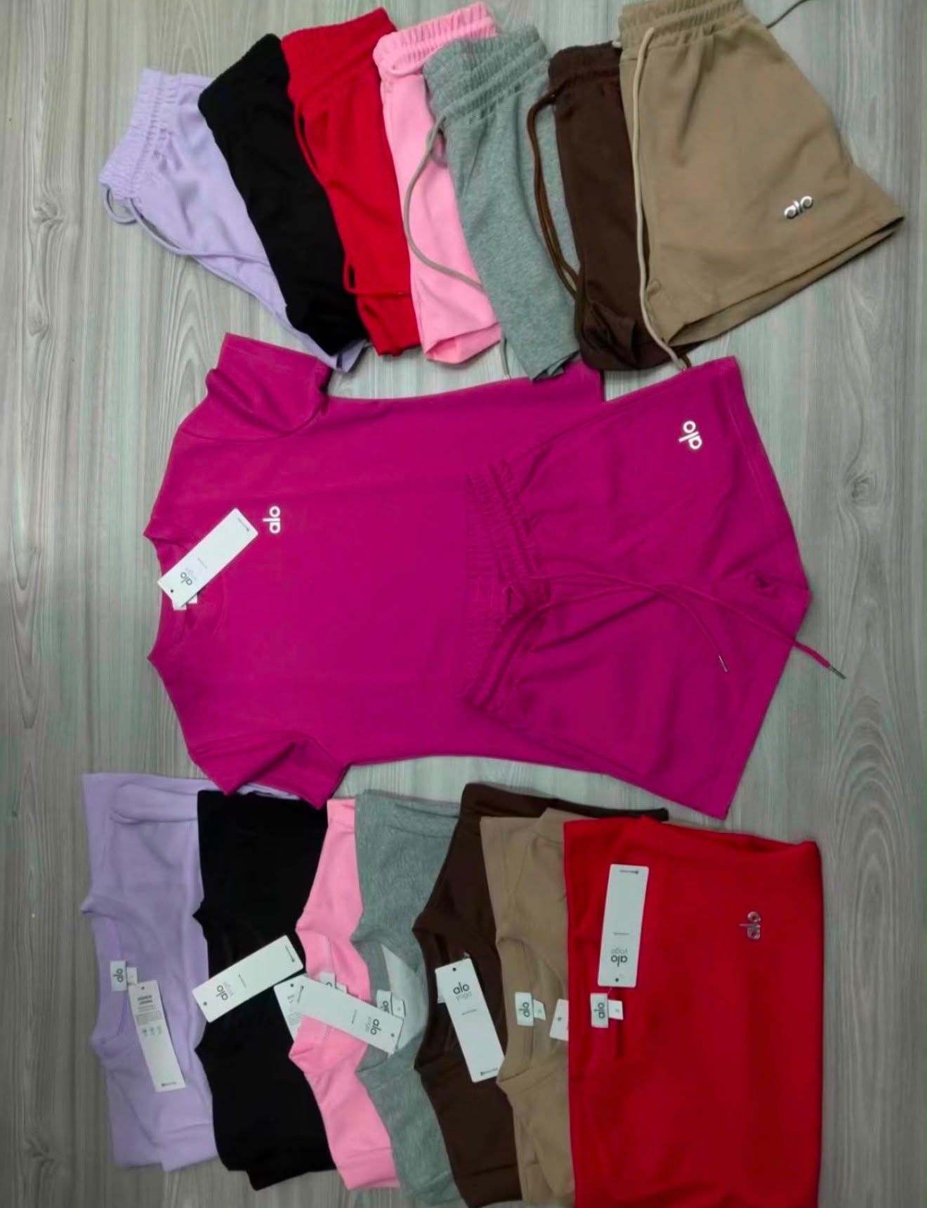 ALO 1:1 SS and Shorts Sets