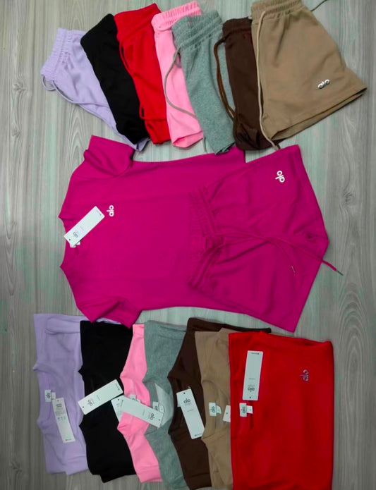 ALO 1:1 SS and Shorts Sets