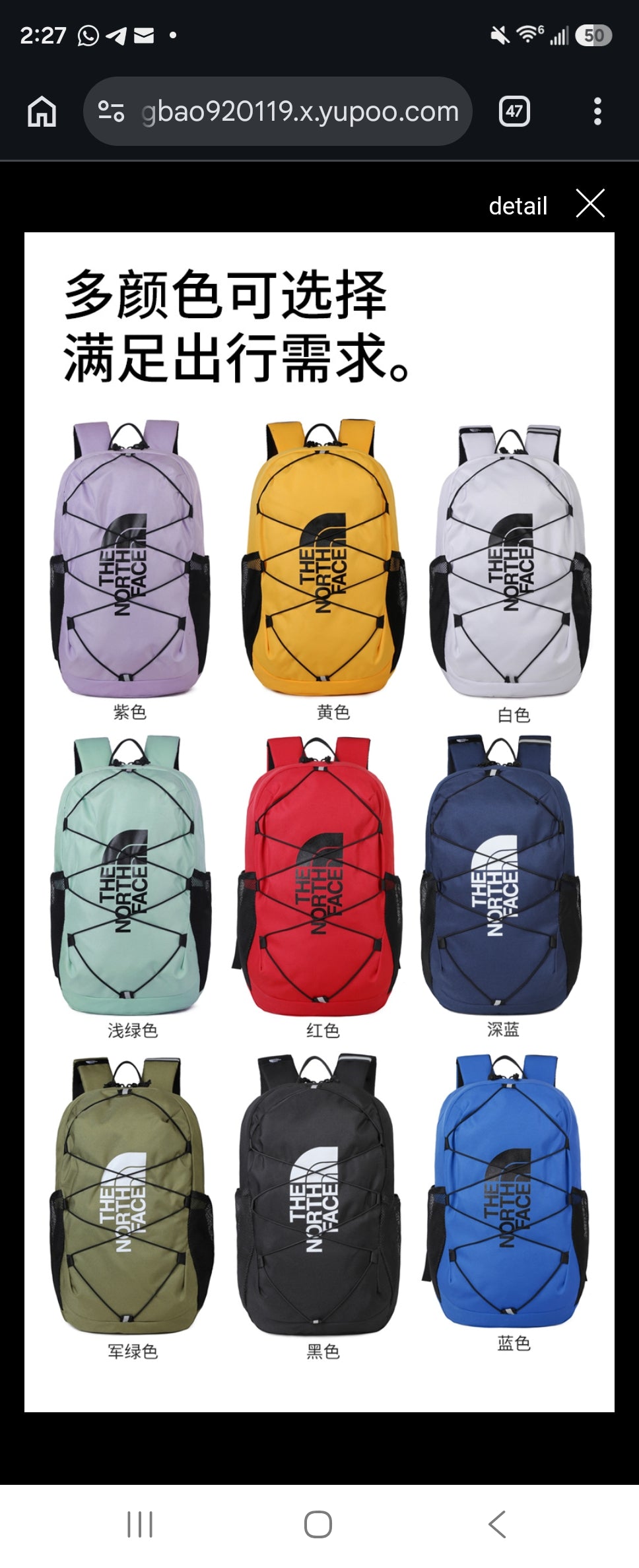 Northface 1:1 Backpack